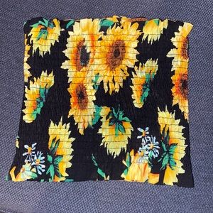 Women's M sunflower tube top